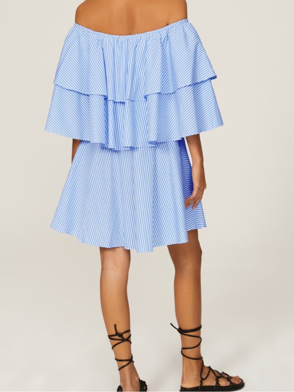 TOME Collective TIERED RUFFLE DRESS size 4 - Picture 10 of 11